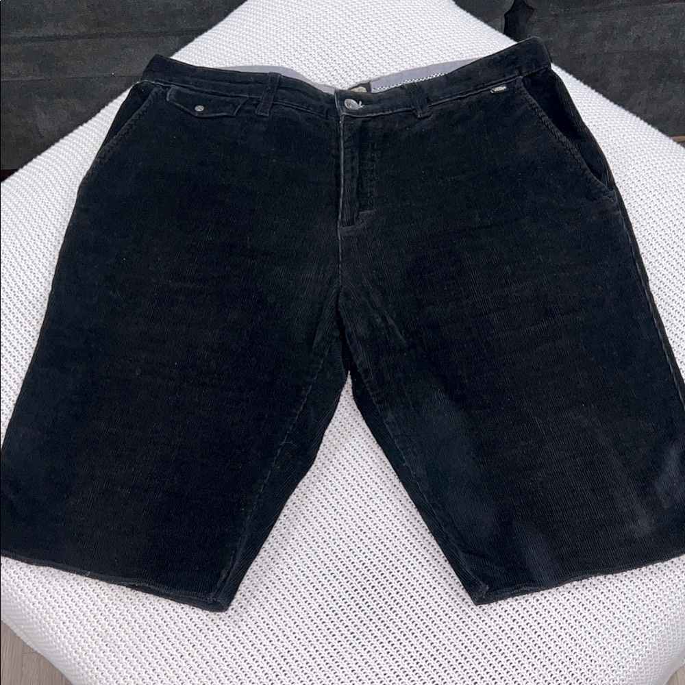 Vans Black Flat Front Men's Shorts